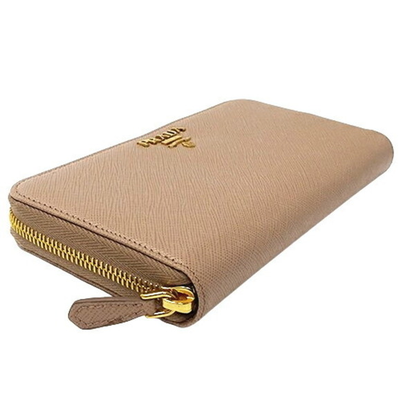 PRADA Beige Saffiano Wallet - Picture 4 of 12